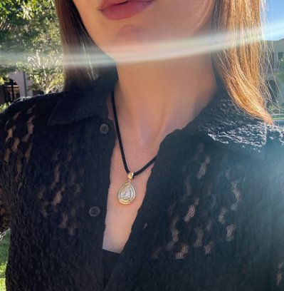 Coco Noir Silk Cord Necklace Necklaces Thatch 