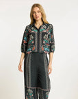 Juliette Top Twilight Bloom Tops - Button Down Caballero 