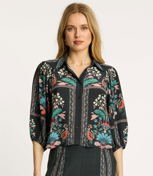 Juliette Top Twilight Bloom Tops - Button Down Caballero 