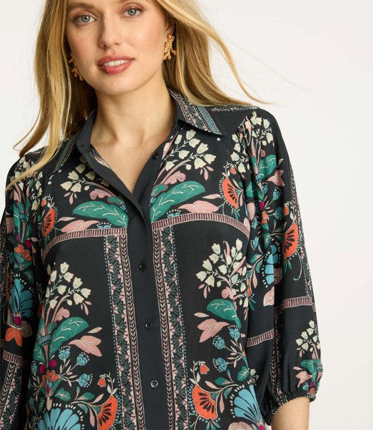 Juliette Top Twilight Bloom Tops - Button Down Caballero 