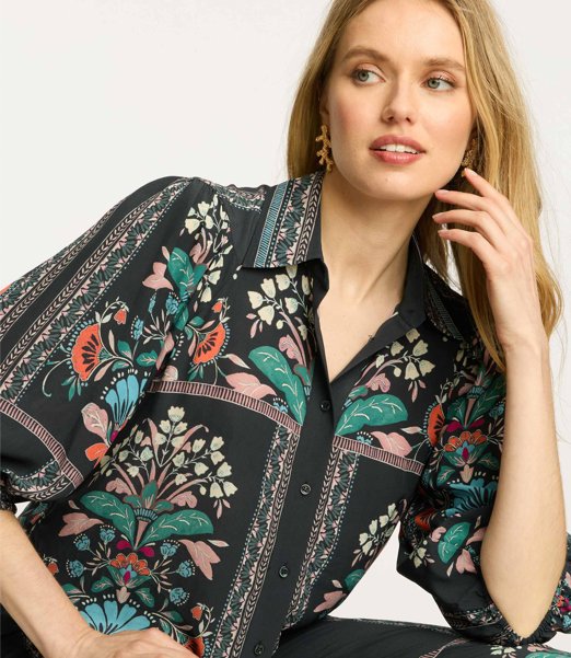 Juliette Top Twilight Bloom Tops - Button Down Caballero 