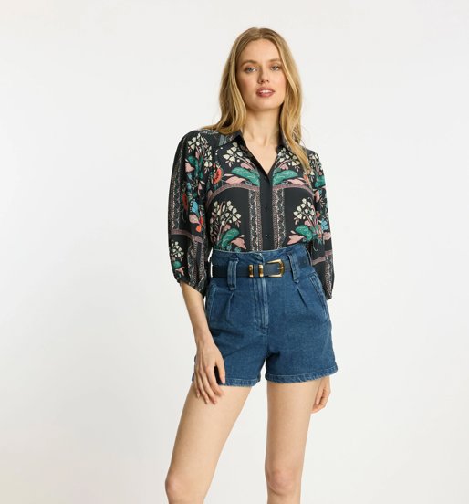 Juliette Top Twilight Bloom Tops - Button Down Caballero 