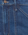 The Lasso Utility Sneak Shine On Denim - Flare & Wide Leg Mother 