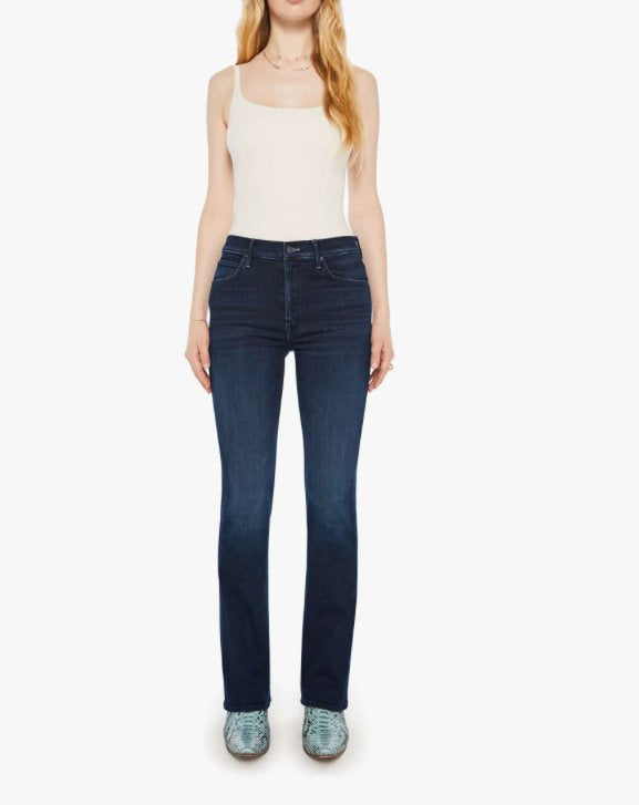 The Mid Rise Smoking Skimp Karaoke In Kyoto Denim - Flare & Wide Leg Mother 