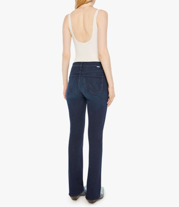 The Mid Rise Smoking Skimp Karaoke In Kyoto Denim - Flare & Wide Leg Mother 