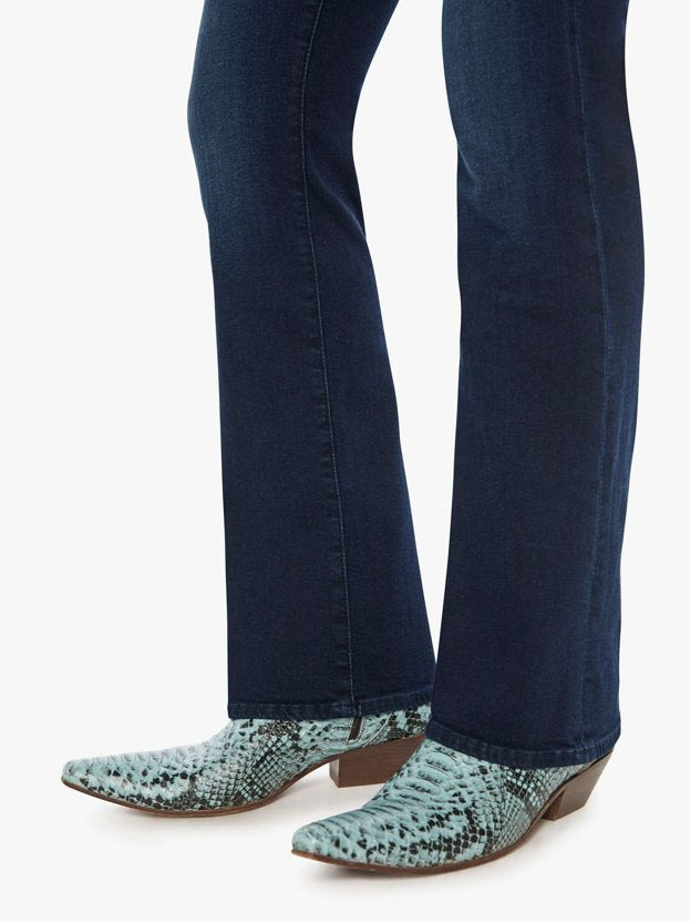 The Mid Rise Smoking Skimp Karaoke In Kyoto Denim - Flare & Wide Leg Mother 