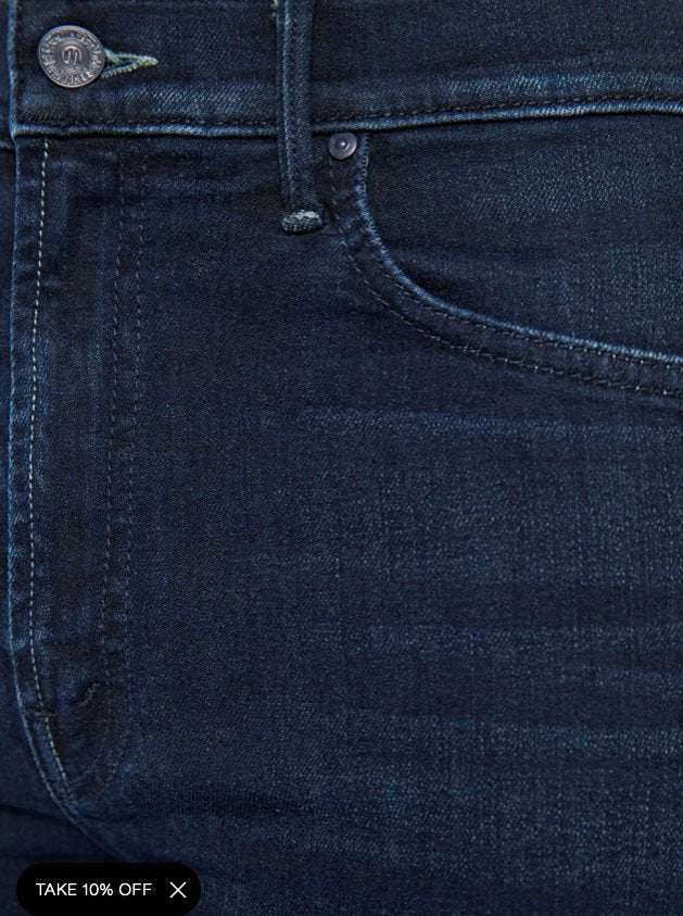 The Mid Rise Smoking Skimp Karaoke In Kyoto Denim - Flare & Wide Leg Mother 