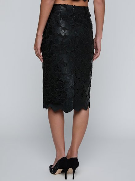 Royal Pencil Skirt Black Skirts - Midi L'Agence 