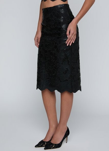 Royal Pencil Skirt Black Skirts - Midi L'Agence 