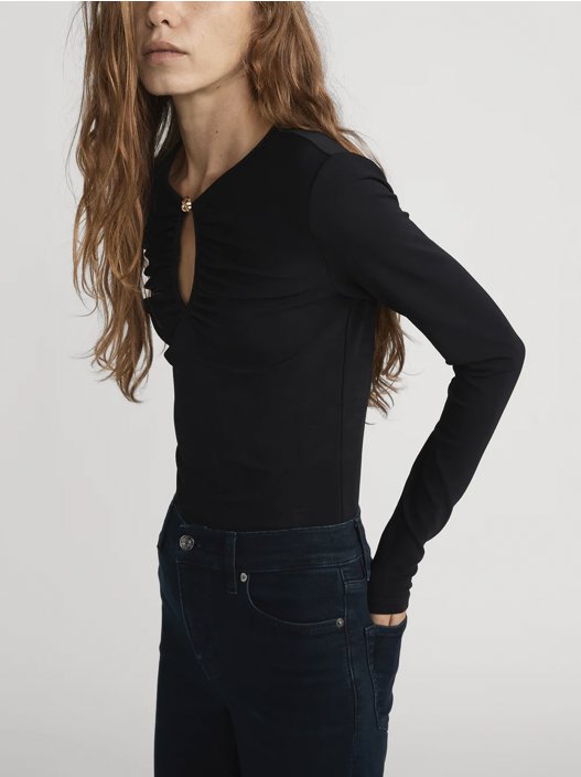 Le Slim Palazzo Century Denim - Flare & Wide Leg Frame 