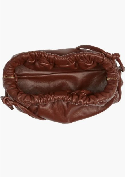 Mini Cloud Clutch Chocolate Clutch Mansur Gavriel 