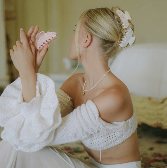 Sweetheart Clip Pink Angel Food Beauty & Hair Emi Jay 