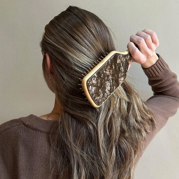 Bamboo Paddle Brush Toasted Sugar Beauty & Hair Emi Jay 