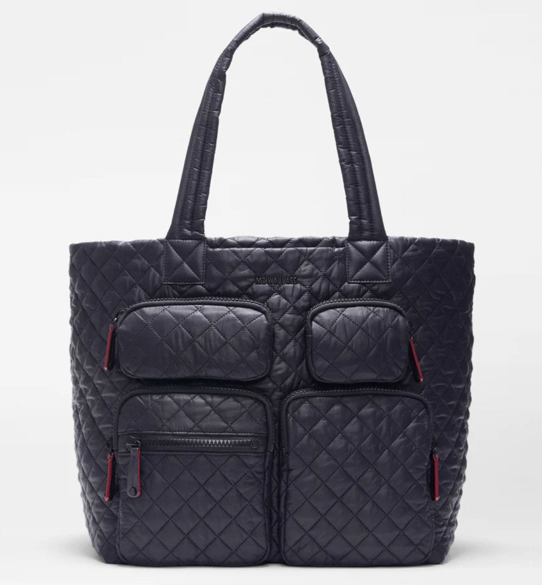 Large Metro Travel Tote Black Tote & Satchel MZ Wallace 