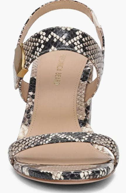 Genetta Slingback Sandal Python Sandals - Heeled Sandals Veronica Beard - Shoes 