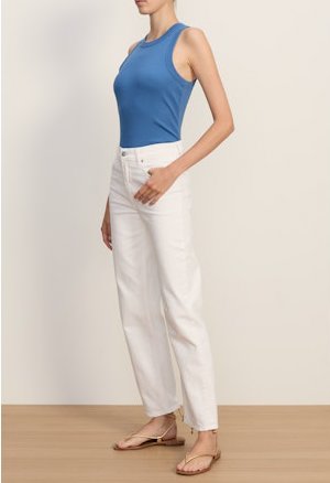 Cropped Jordyn Tank Blue Coast Tops - Tanks Veronica Beard 