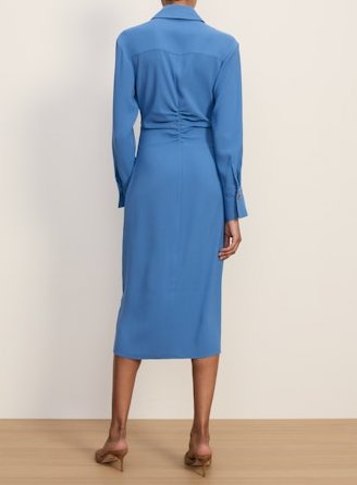 Loxley Midi Shirtdress Blue Coast Dresses - Midi Veronica Beard 