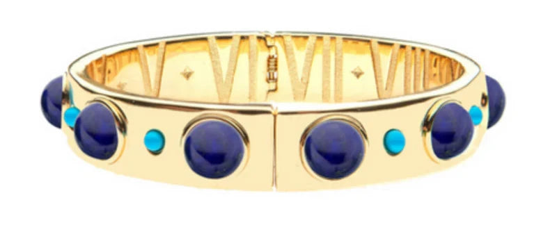 Forever Through All Time Cuff in Celestial Blue Bracelets Jane Win 