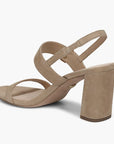 Genetta Slingback Sandal Sand Suede Sandals - Heeled Sandals Veronica Beard - Shoes 