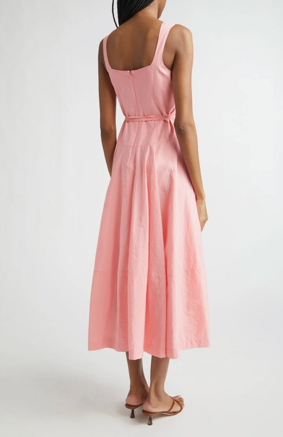 Jerome Dress Seashell Pink Dresses - Midi Cinq A Sept 