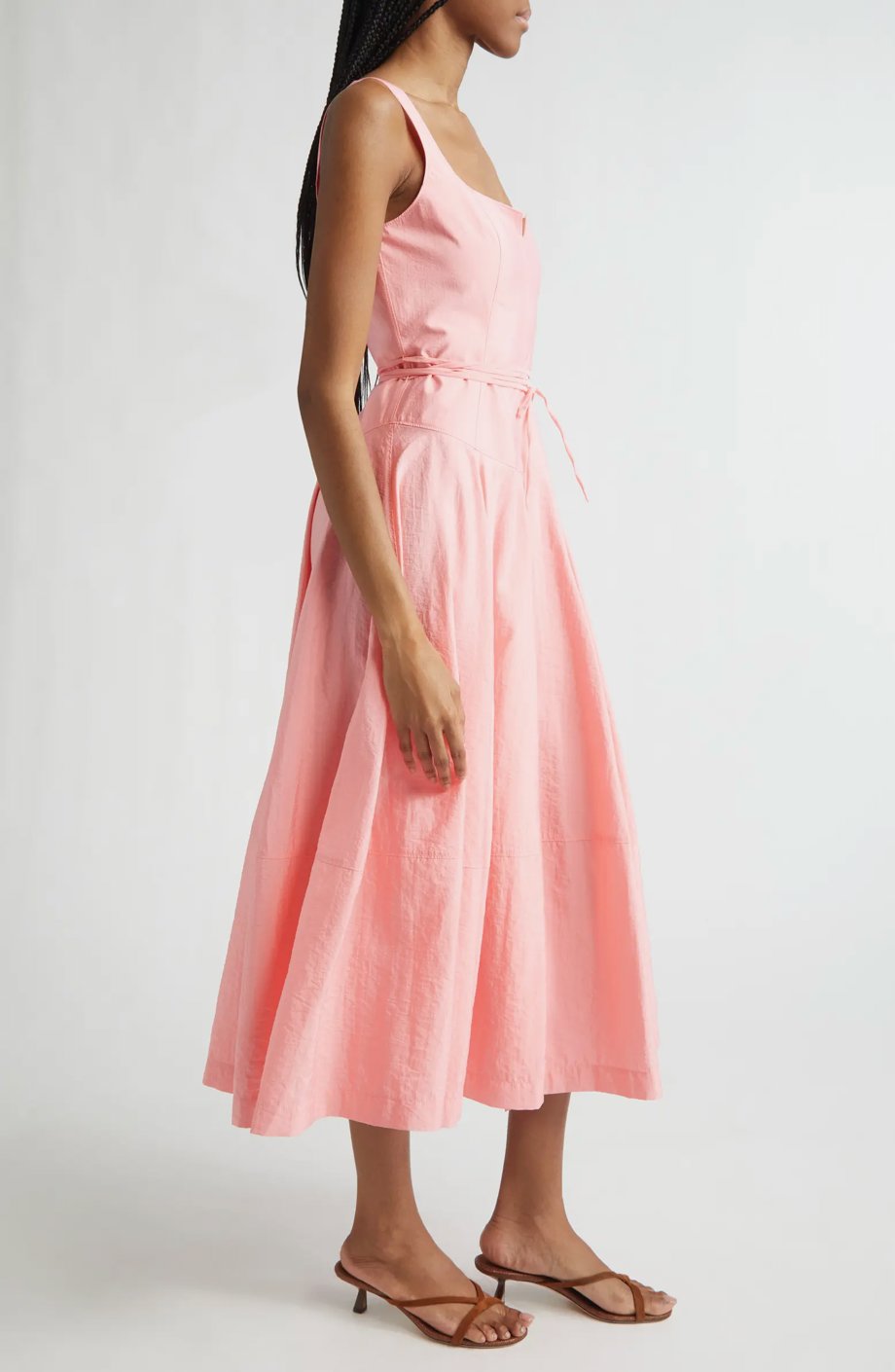 Jerome Dress Seashell Pink Dresses - Midi Cinq A Sept 