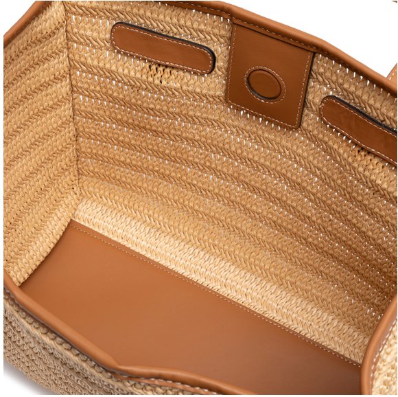 Medium Marcella Raffia Natural Tote & Satchel Gianni Chiarini 