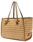 Large Marcella Raffia Natural Tote & Satchel Gianni Chiarini 