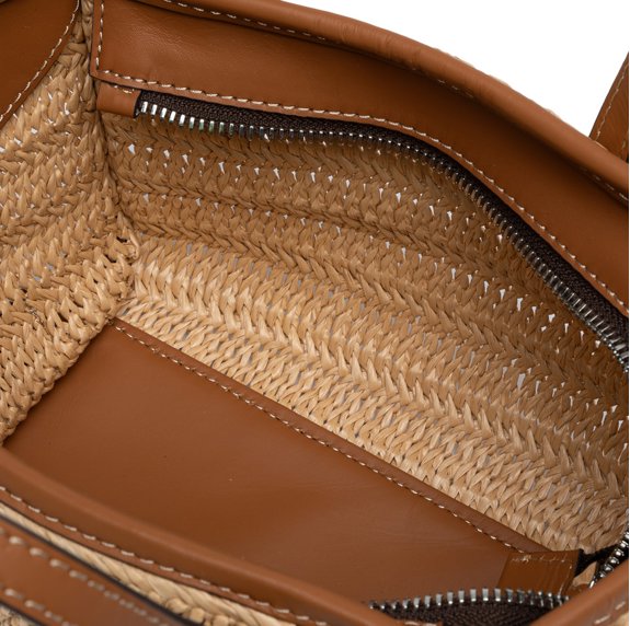 Mini Marcella Raffia Natural Crossbody Gianni Chiarini 