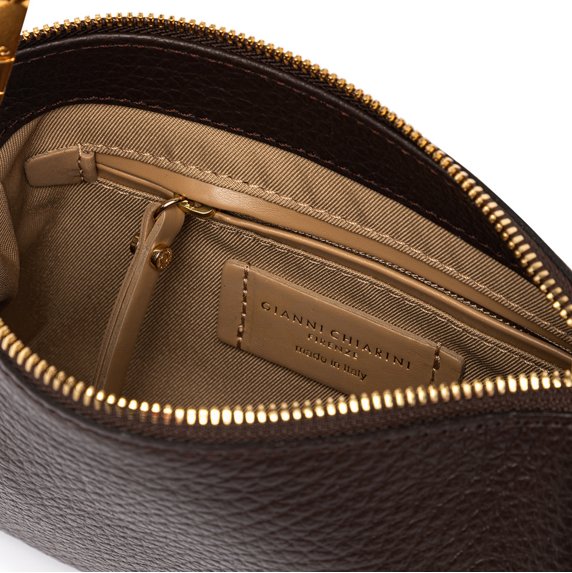 Brooke Leather Bag Black Hobo & Shoulder Gianni Chiarini 