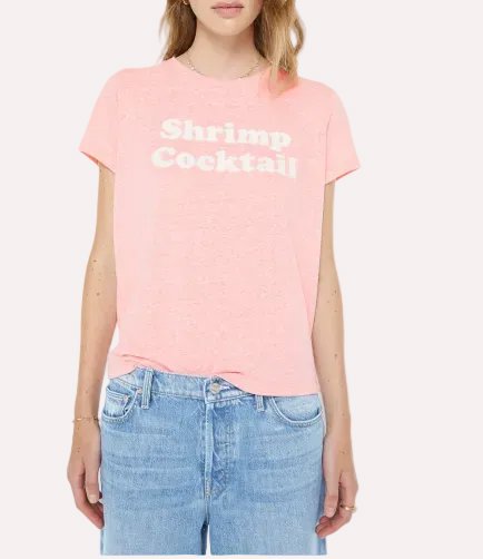 The Boxy Goodie Goodie Tee Shrimp Cocktail Tops - Tees Mother 