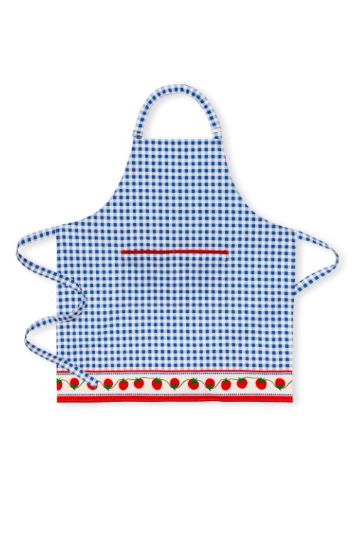 Giadzy X Rails Cucina Apron Gingham Tomatoes Home Decor - Tabletop Rails 
