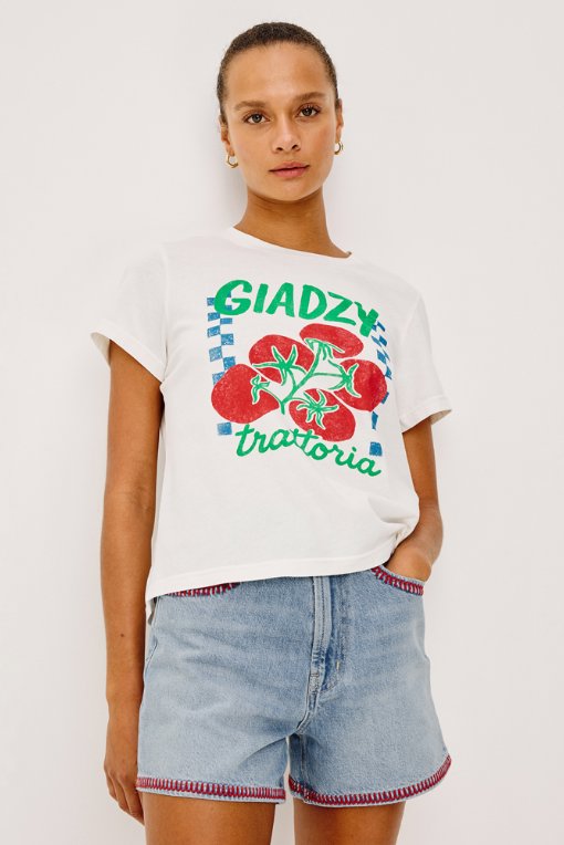 Giadzy X Rails The Classic Crew T-Shirt Trattoria Tops - Tees Rails 