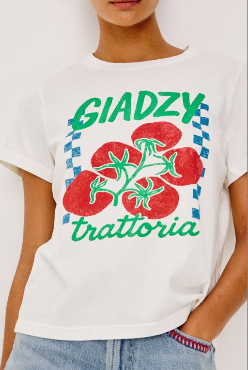 Giadzy X Rails The Classic Crew T-Shirt Trattoria Tops - Tees Rails 