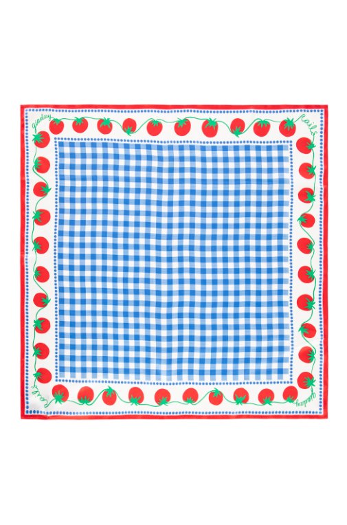Giadzy X Rails Cosima Scarf Gingham Tomatoes Scarves Rails 