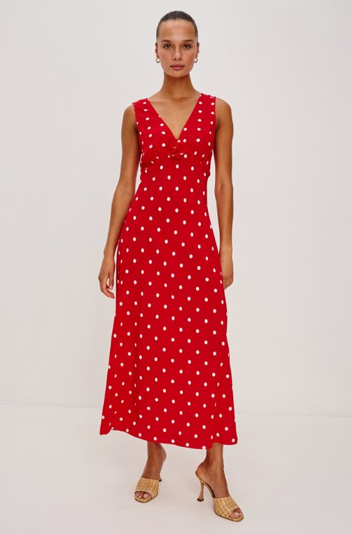 Giadzy X Rails Terena Dress Red Dresses - Midi Rails 