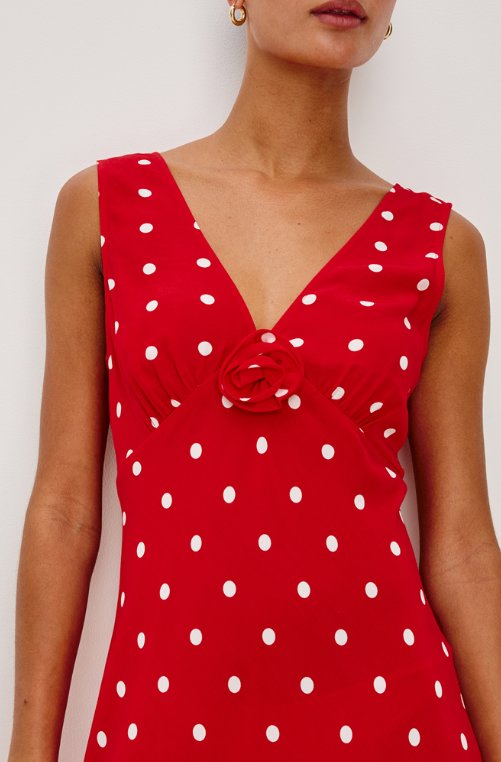 Giadzy X Rails Terena Dress Red Dresses - Midi Rails 