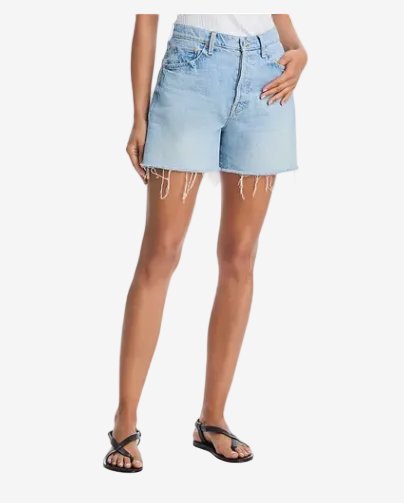 The Extra Mile Short Fray Head Rush Shorts Mother 