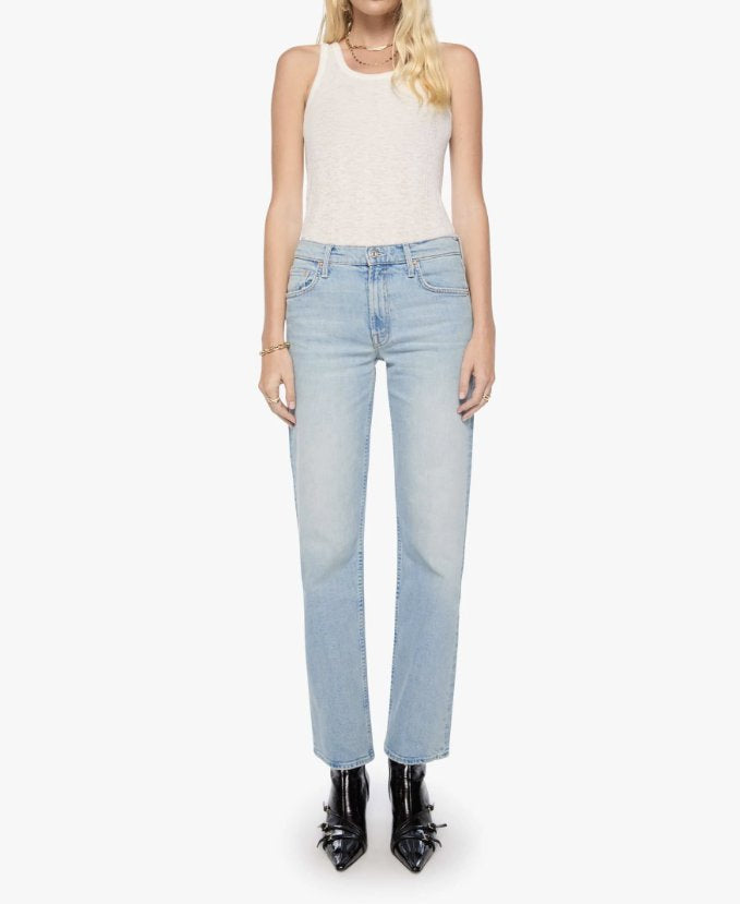 The Newbie Skimp Go Long Denim - Straight Mother 
