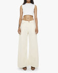 Lil Lemon Twist Sneak Natural Denim - Flare & Wide Leg Mother 