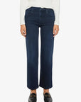 The Mid Rise Rambler Zip Ankle Chip On My Shoulder Denim - Straight Mother 