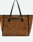 Large Marcella Cognac Suede