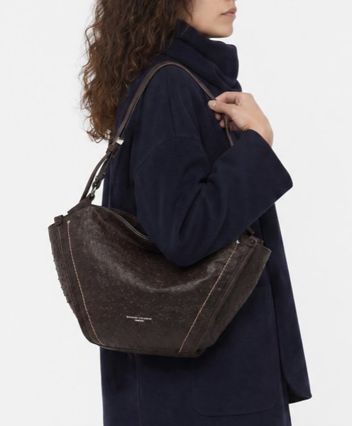 Large Bloom Espresso Hobo & Shoulder Gianni Chiarini 