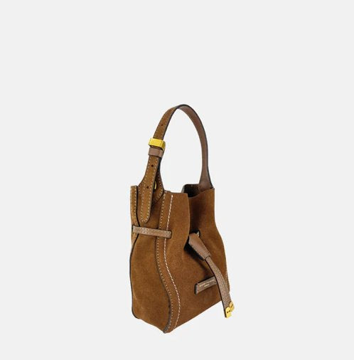 Mini Sienna Cognac Suede Crossbody Gianni Chiarini 