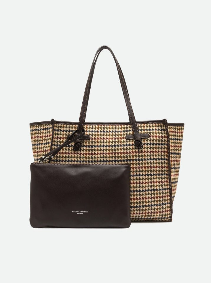 Marcella Var Beige Tote &amp; Satchel Gianni Chiarini 