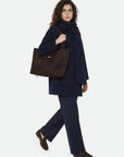 Aurelie Espresso Tote & Satchel Gianni Chiarini 