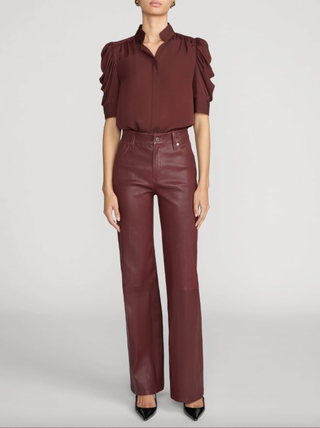 The Gillian Top Currant Tops - Blouses Frame 