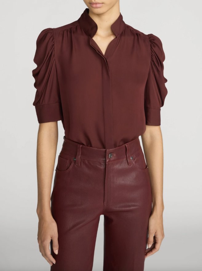 The Gillian Top Currant Tops - Blouses Frame 