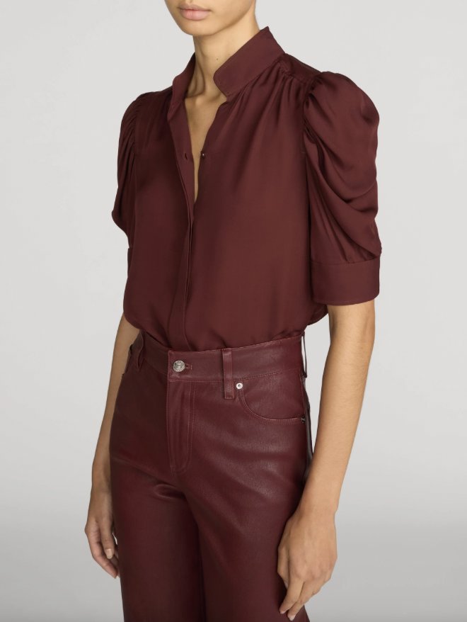 The Gillian Top Currant Tops - Blouses Frame 