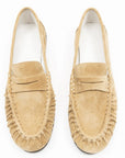 Dover Loafer Ginger Suede Flats - Loafer Oncept 