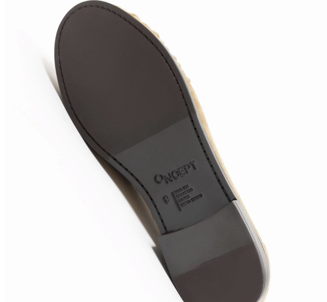 Dover Loafer Ginger Suede Flats - Loafer Oncept 